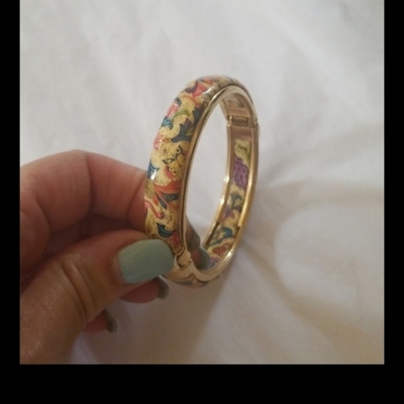 Vintage Florentine Decoupage bracelet - Picture 5 of 6
